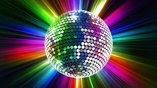 4K Colorful Big Disco Ball  Relax amp Chill Out with Disco Music  Vj loop 4k [upl. by Nora]