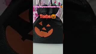 Cadılar Bayramına Hazırlık Vlog🎃👻💀keşfetbeniöneçıkar keşfet vlogs [upl. by Borgeson]