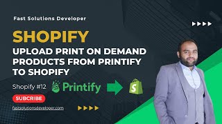 How to Easily Add PrintOnDemand Products from Printify to Shopify  Fast Solutions Developer  12 [upl. by Killy]