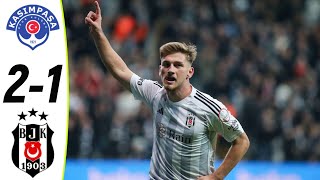 Kasımpaşa  Beşiktaş 21 Maç Özeti  Süper Lig  20232024 [upl. by Aicilav]