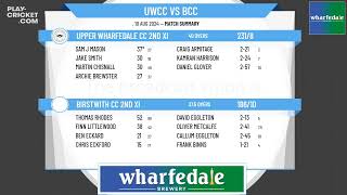 Upper Wharfedale CC 2nd XI v Birstwith CC 2nd XI [upl. by Mcclain]