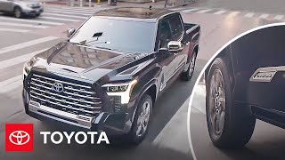 2022 Tundra Overview  Tundra Capstone Engine Power amp More  Toyota [upl. by Ahsataj]