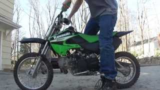 06 Kawasaki KLX 110 Start Up [upl. by Tonl]