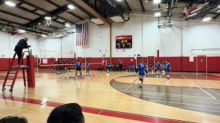 Herricks vs Syosset 7th grade girl volleyball 2nd set [upl. by Nomael]