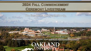 Fall 2024 Commencement Saturday December 14 2024 2pm EST1900 UTC [upl. by Mcgean]