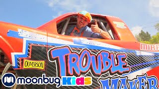 Learn about Monster Trucks  Blippi  Kids Learn  Sing Along [upl. by Maure]