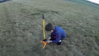 First Estes Rocket Launch [upl. by Backer]