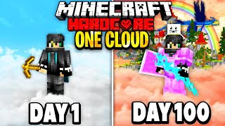 I Survived 100 Days on One Cloud in Minecraft Heres What Happened [upl. by Hu]