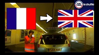 EUROTUNNEL FRANCE TO UK BY CAR  CALAIS TO FOLKESTONE EN VOITURE [upl. by Egamlat]