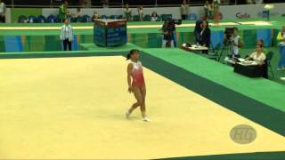 CHUSOVITINA Oksana UZB  2016 Olympic Test Event Rio BRA  Qualifications Floor Exercise [upl. by Pogue904]