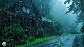 Chuva Forte e Trovões para Dormir em 5 Minutos  Barulho de Chuva no Telhado na Floresta à Noite 💤 [upl. by Eniamraj]