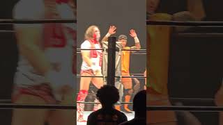 Grizzlled Young Veterans enter for triple threat tag vs TMDK amp IshiiTanahashi [upl. by Ennayk]