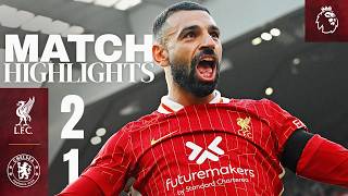 Mo Salah amp Curtis Jones Goals Beat the Blues  Liverpool 21 Chelsea  Highlights [upl. by Hyozo]