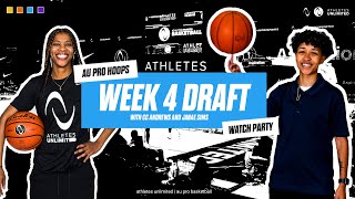 Athletes Unlimited Basketball Season 3 Week 4 Draft Watch Party [upl. by Cathey45]