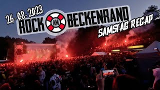 ROCK AM BECKENRAND 2023  Official Recap Video vom Festival Samstag  26082023  4K [upl. by Haliehs]