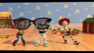 Toy Story 3D  Double Feature  Teaser 3D Anaglyph version [upl. by Ilah]