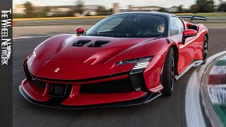 Ferrari SF90 XX Stradale Sets Fiorano Track Record Homologated Road Cars [upl. by Strait768]