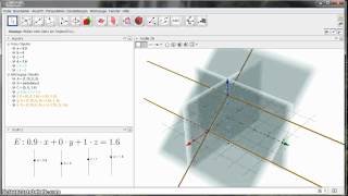 GeoGebra 50 Beta  Koordinatenform von Ebenen mit Parameter [upl. by Kenneth]