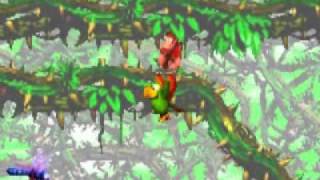 Lets Play DKC2 GBA Part 25  Bramble Scramble First Half [upl. by Etteiram]