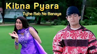 Kitna Pyaara Tujhe Rab Ne Banaya  Sad Love Song❤️ Alka Yagnik Udit Narayan  Raja Hindustani [upl. by Hanfurd]