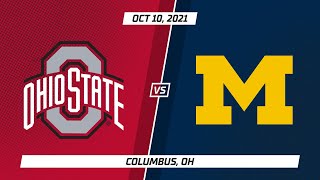 Condensed Game Michigan at Ohio State  Big Ten Volleyball  Oct 10 2021 [upl. by Darla]