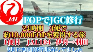 JAL JGC修行 第一弾 9月に急遽修行を開始してました。 [upl. by Attalie5]