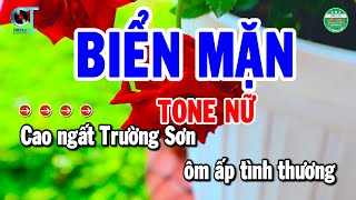 Karaoke Biển Mặn Tone Nữ Nhạc Sống Bolero Dễ Hát Nhất 2025  Cẩm Tiên Organ [upl. by Dreda313]