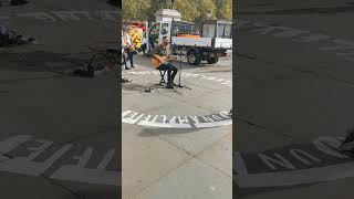 Guy plays and sings wicked game in London [upl. by Caddric580]