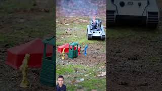 KV2 mini cannon tank battlefield minecraft [upl. by Ahsemed894]