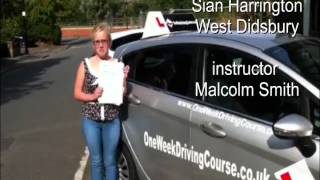 Intensive Driving Courses Manchester West Didsbury Sian HarringtonWMV [upl. by Kerman]