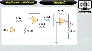 amplificateur opérationnel exercice corrigé 15 [upl. by Diandre]