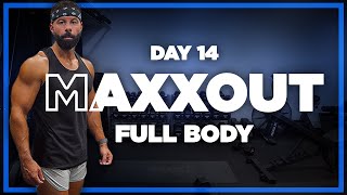 MAXXOUT Dumbbell Workout Program  DAY 14 FULL BODY WORKOUT [upl. by Cassidy]