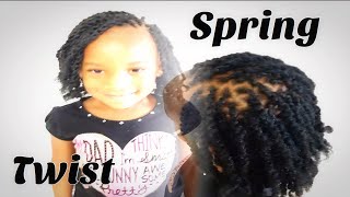 How to do spring twist on little girls [upl. by Deragon219]