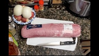 Crock Pot  Pork Tenderloin slow cooked to perfection [upl. by Phalan]