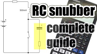 RC snubber circuit design and calculations for inductive loads [upl. by Eerahc]