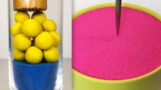 Very Satisfying and Relaxing Compilation 93 Kinetic Sand ASMR [upl. by Caasi907]