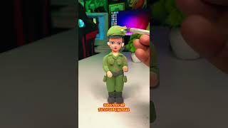 Diy Indian Army Soldier Making ♥️ Independence day Special 💜 Jai Hind shots short independence [upl. by Nohsreg805]