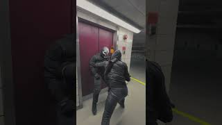 Parking Garage Fight Scene shorts [upl. by Musette]