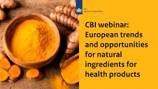 European trends and opportunities for natural ingredients for health products [upl. by Nylecsoj]