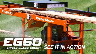 EG50 Single Blade Board Edger Walkthrough  WoodMizer [upl. by Vernier93]