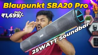 Blaupunkt SBA20 Pro 25WATT 7 RGB Effects Wireless Soundbar 💥💥 [upl. by Garaway]