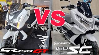 BEST Scooter in Philippines 2024 Models  150cc Maxi Style  VOGE SR150GT VS CFMoto 150SC [upl. by Hamon678]