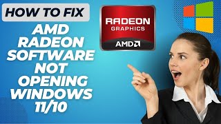 How To Fix Amd Radeon Software Not Opening Windows 1011  2024 Easy [upl. by Anelehs533]