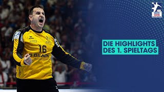 Der 1 Spieltag in der LIQUI MOLY HBL  Die Highlights [upl. by Nedra]