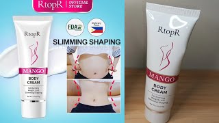 RTopR Mango Body Cream for FatBurning Weight Loss Slimming and Shaping Anticellulite Body Cream [upl. by Kask]