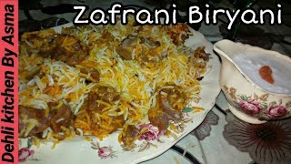 Special Zafrani Mutton Biryani Recipe By Asma EID SPECIAL [upl. by Kimberli85]