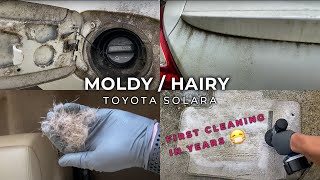 MOLDY Car Detail  DISASTER Car Cleaning [upl. by Uchish]