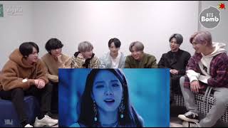 bts reaction to ✨jinsoo✨ jisoo blackpink amp jin  bts beauty in Wunderland fmv [upl. by Vlada]