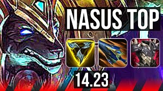 NASUS vs FIORA TOP  KR Master  1423 [upl. by Olva]