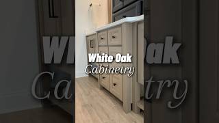 White oak cabinetry 😍 cabinetry amishbuilt customhome [upl. by Beacham549]